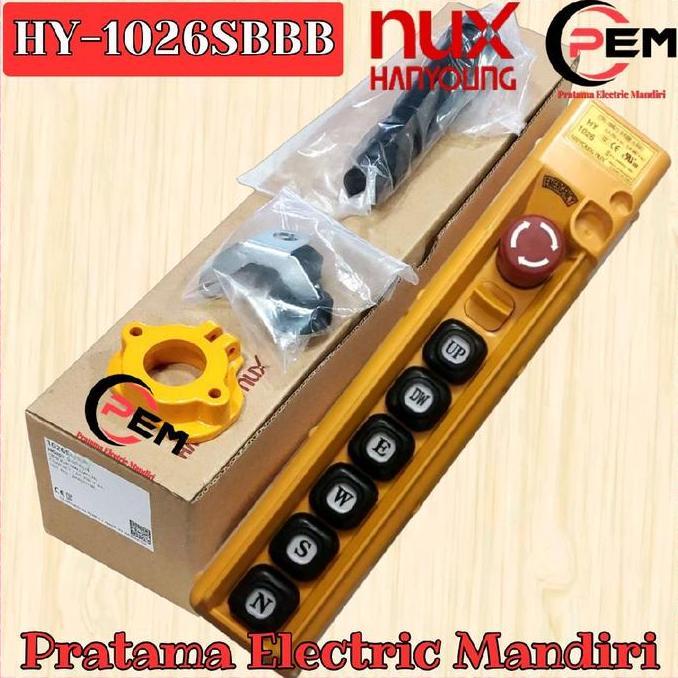 HANYOUNG NUX PENDANT HOIST PUSH BUTTON SWITCH SINGLESPEED HY-1026-SBBB HY-1026SBBB HY 1026-SBBB HY 1