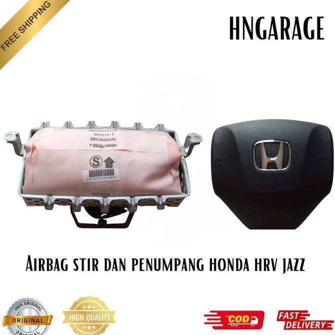 TERMURAH - Airbag Stir dan Penumpang Honda HRV Jazz 2013-2021 Original - Car