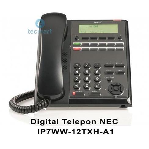 Murah Telepon Digital Nec Ip7Ww-12Txh-A1 Pabx Nec Sl2100 / Sl1000 - Hitam