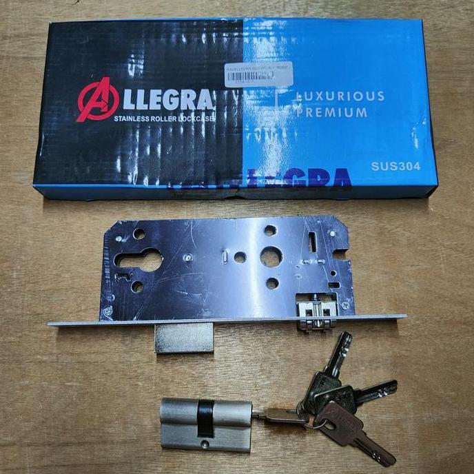 SU - JMJ - Body Kunci ALLEGRA SUS 304 / Bodi Kunci Pelor / Body Pelor / Bodi Kunci Pelor Pintu Doubl