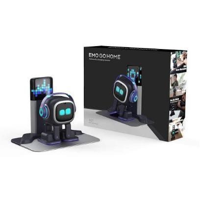 Original Asli Emo Go Home A.I. Desktop Pet Interactive Smart Robot With Home Station