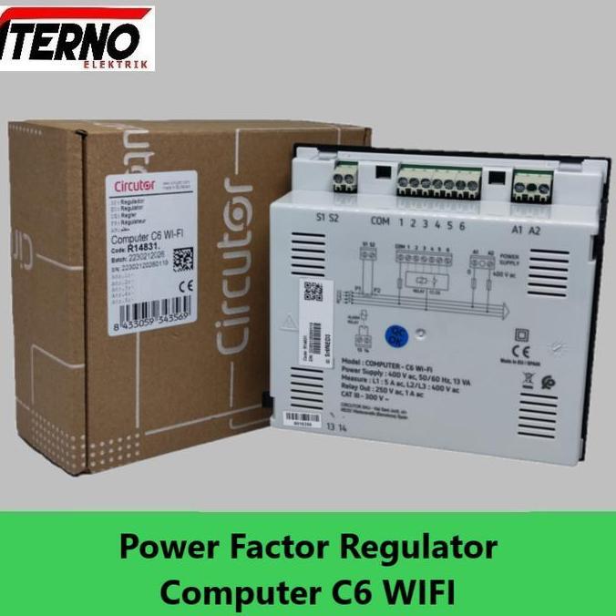 Promo Power Factor Regulator Computer Max 6 Step Circutor