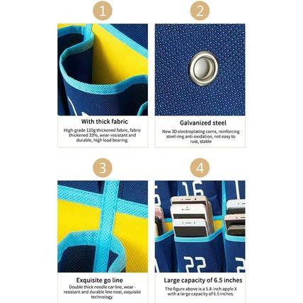 48 60 Tas Gantungan Tempat Rak HPSusun Multifunsgi Management Box CellPhone Untuk Sekolah, Konferens