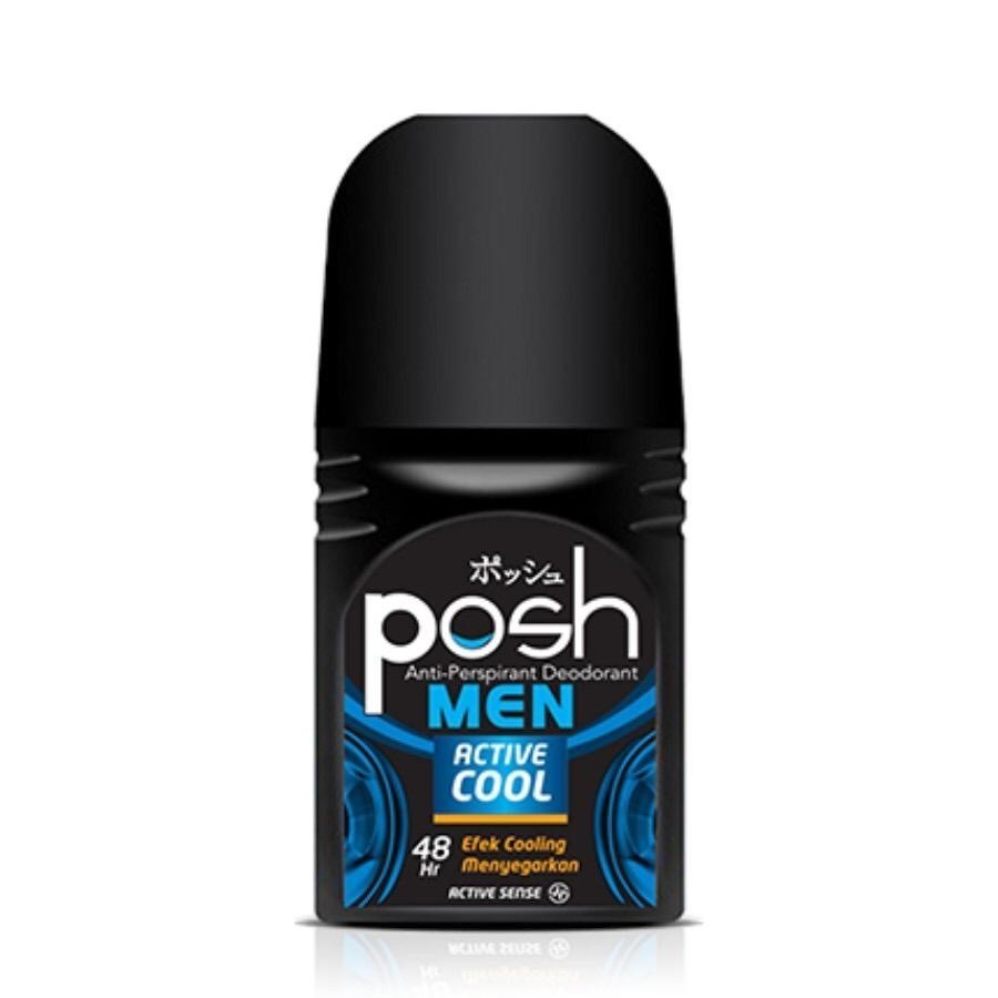 Posh Men Roll On Deodoran Active Cool 50 ml x2 - Gambar 4