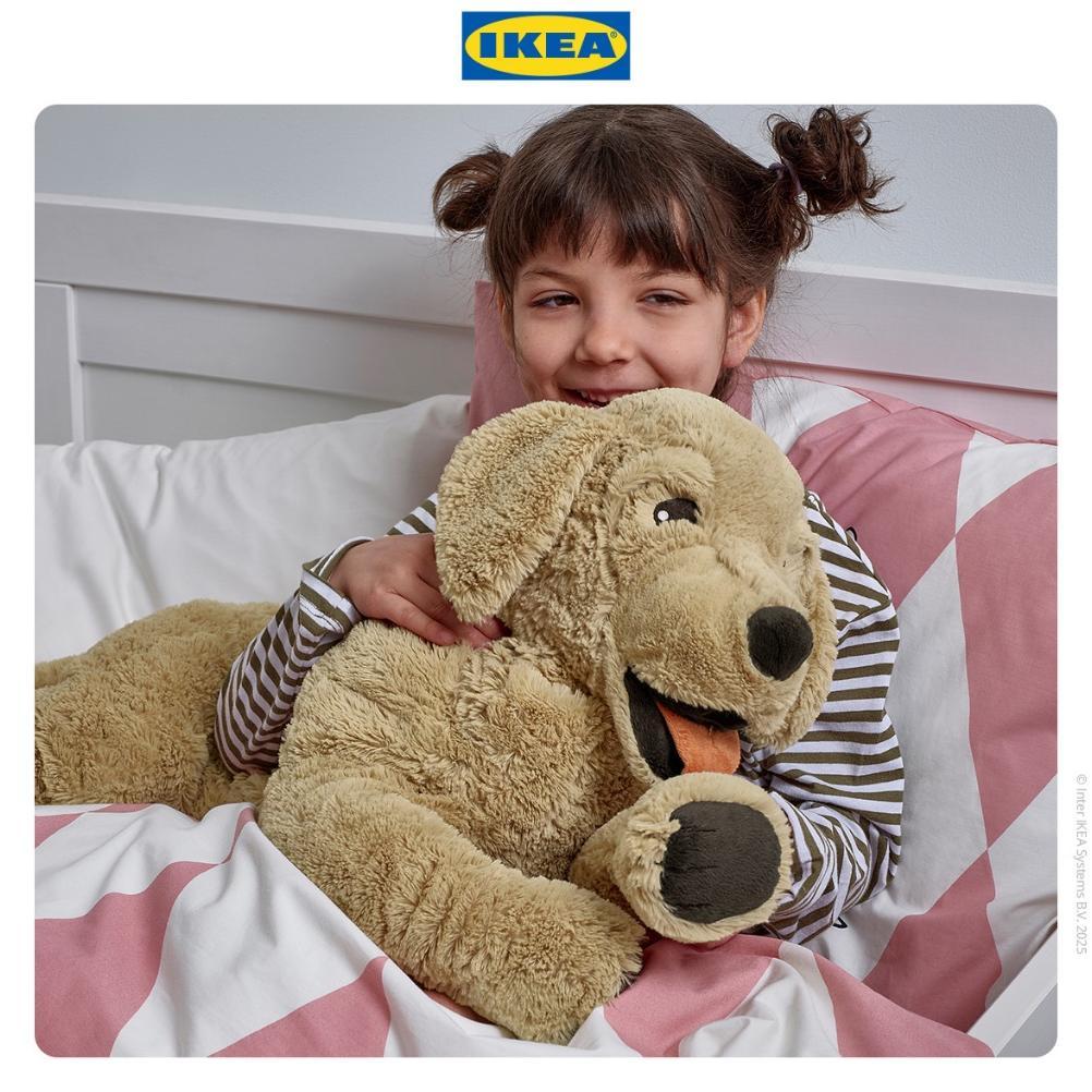 Ikea Gosig Boneka Anjing Bahan Poliester 70 Cm