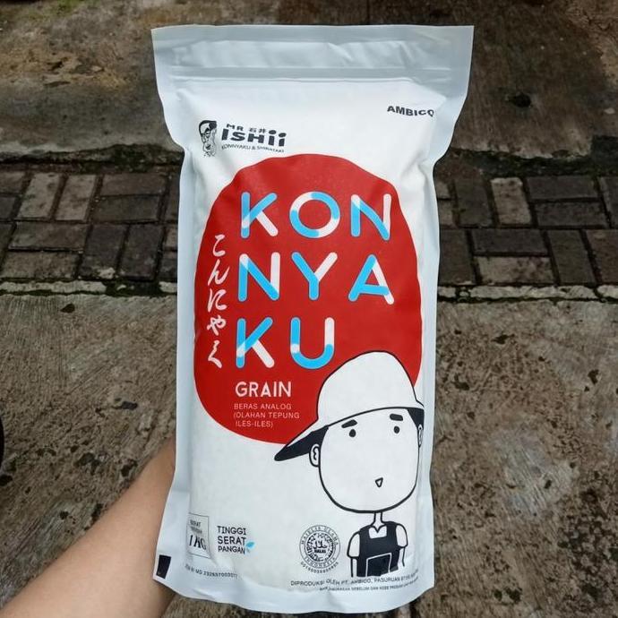 Shirataki rice 1kg / beras shirataki kemasan 1000gr 1Kg / Beras Shirataki 1kg PAS