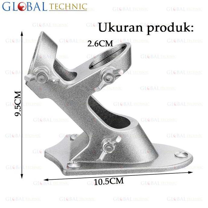 Bracket Tiang Bendera / Dudukan Tiang Bendera Tembok