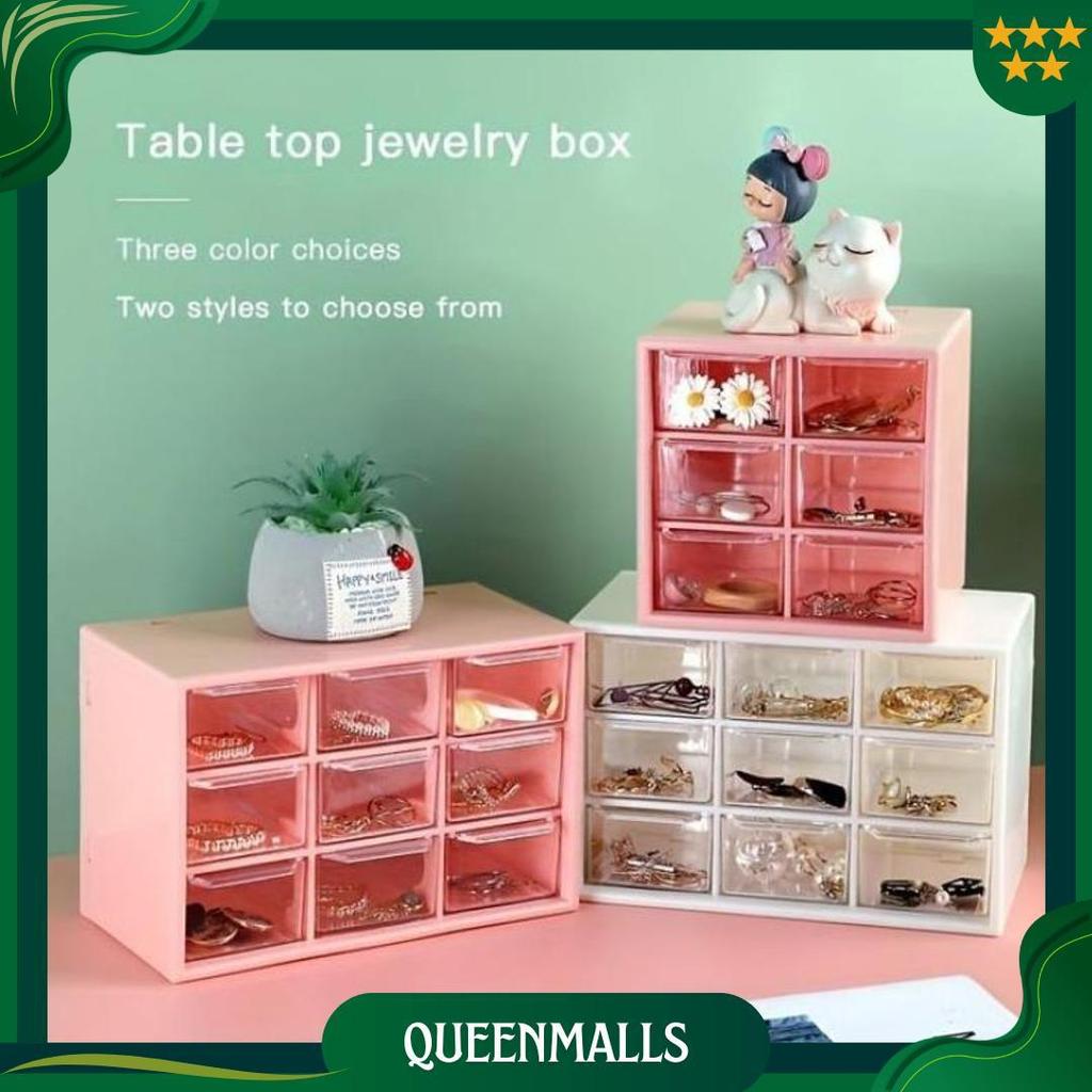 Kotak Laci / Rak Laci Penyimpanan / Laci Mini Serbaguna / Lemari Kotak Perhiasan / Rak Aksesoris Sek