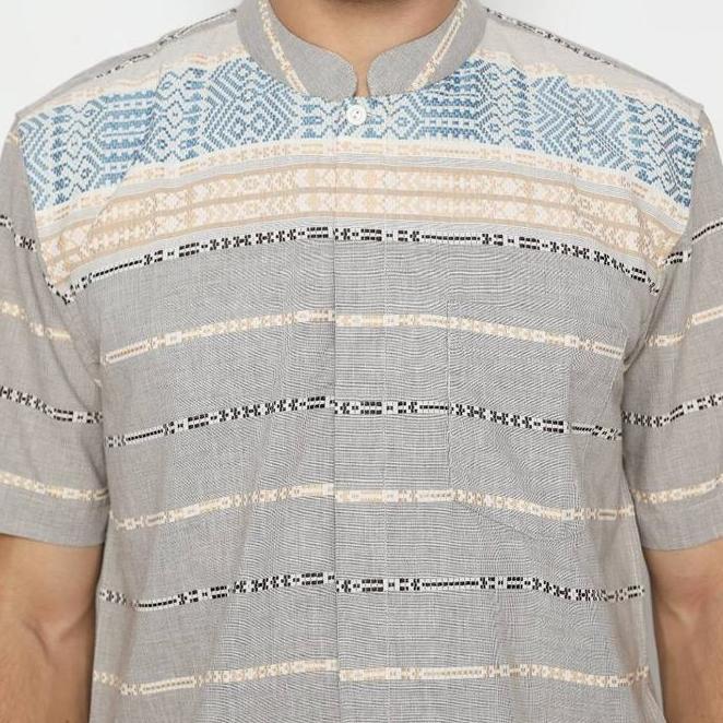 Platini Kemeja Koko Pria Lengan Pendek Katun 931275