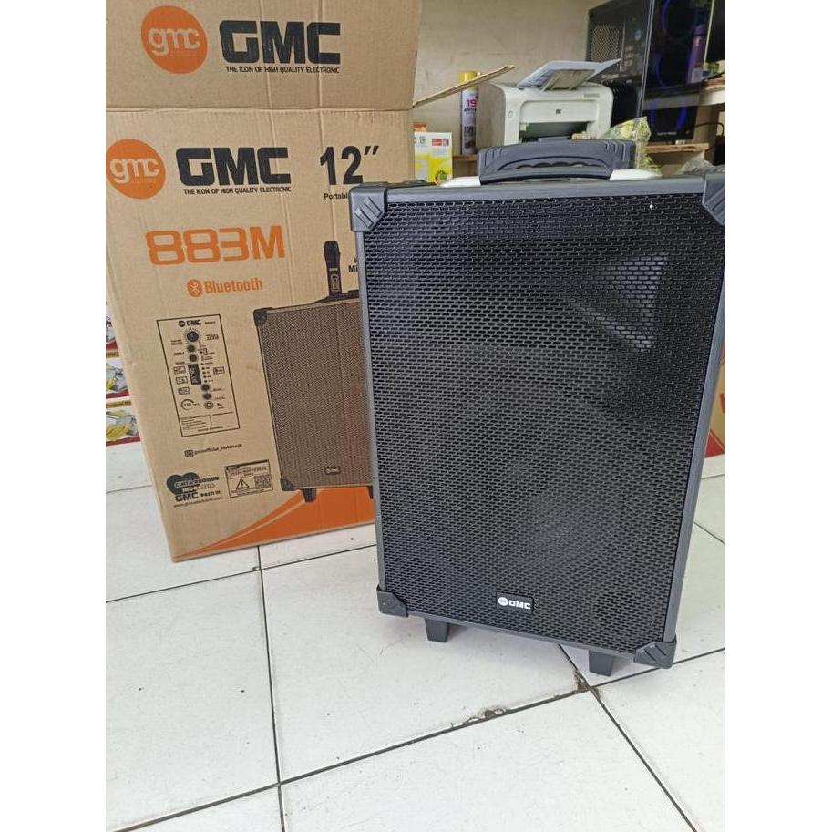 SPEAKER GMC 883 M BLUETOOTH 12" + 1 MIC Terlaris