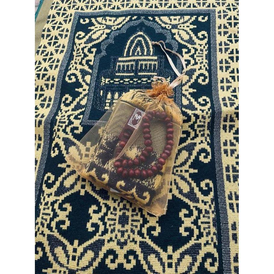 Paket Souvenir Tile Sajadah OSWAL+ Tasbih Sovenir Parcel Sajadah