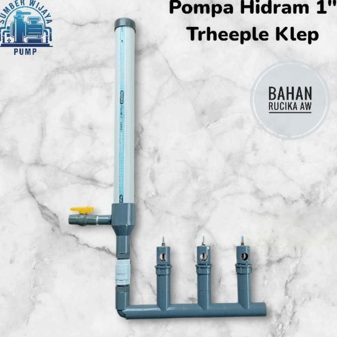POMPA HIDRAM 1 INCH TRIPLE POWER ORIGINAL DAN TERPERCAYA