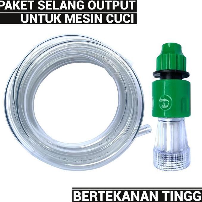 Paket Selang Pompa Booster Pendorong Air Mesin Cuci Otomatis
