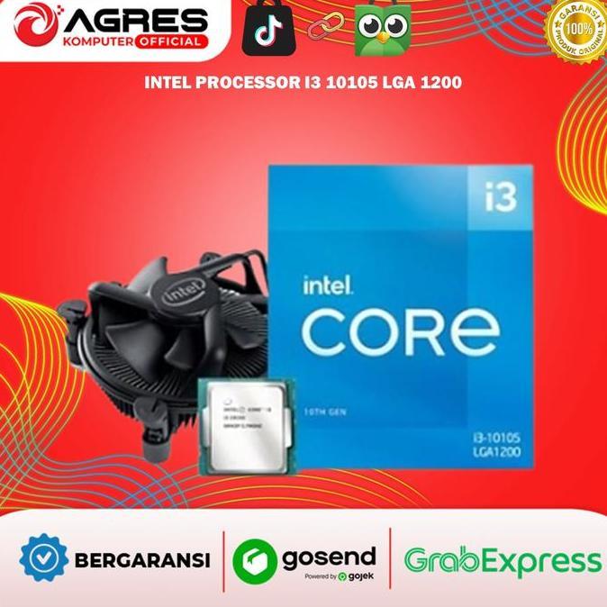 INTEL PROCESSOR I3 10105 LGA 1200 - PROCESSOR INTEL I3 - PROCESSOR INTEL GEN 10 - CPU PROCESSOR LGA1