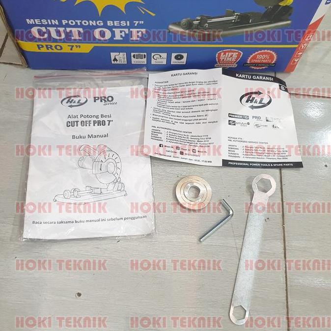 Promo Mesin Cut Off 7 Inch H&L Mesin Potong Besi 7 Inch Cod