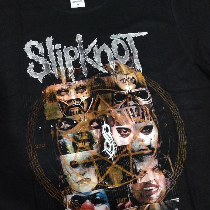 kaos SLIPKNOT 6 CREATURES kaos band Slipknot negative one metal murah