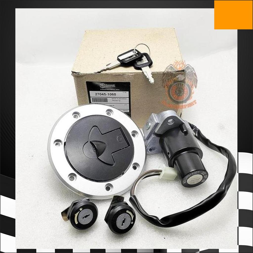 Kunci Kontak Set Kawasaki Ninja 150 Series Ninja 150R 2 Tak M N L Keyset Konci Kontak 1 Set Anti Mal