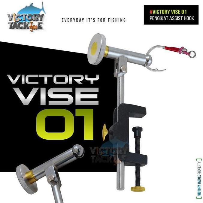 Perlengkapan Pancing VICTORY VISE FLY TYING + BOBBIN ALAT PENGIKAT KAIL Firelock Fishing Mall