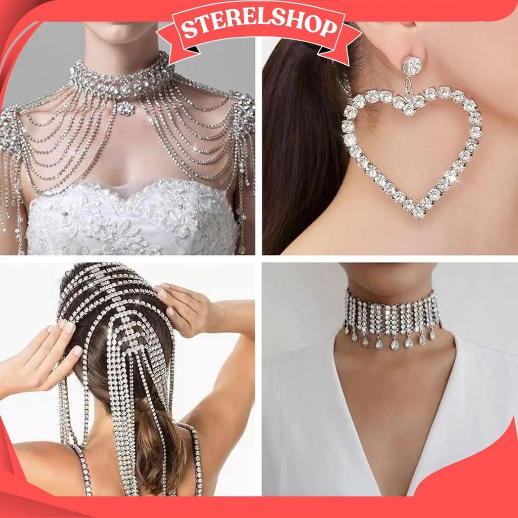 Drill Chain Diamond 1 Yard 91Cm / Diamond Chain String Per Yard / Diamond String Diamond Cangkang Ma