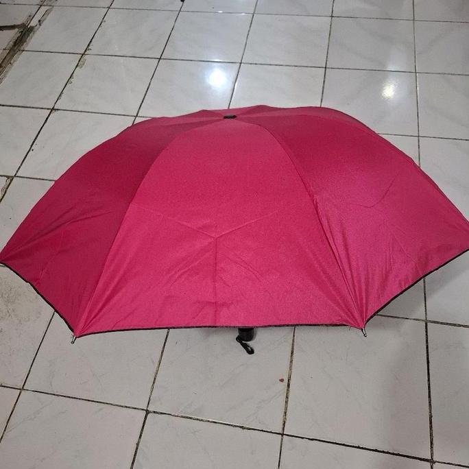 Payung Lipat 3D / Payung 3 Dimensi Lapisan Dalam Hitam merk SAKURA