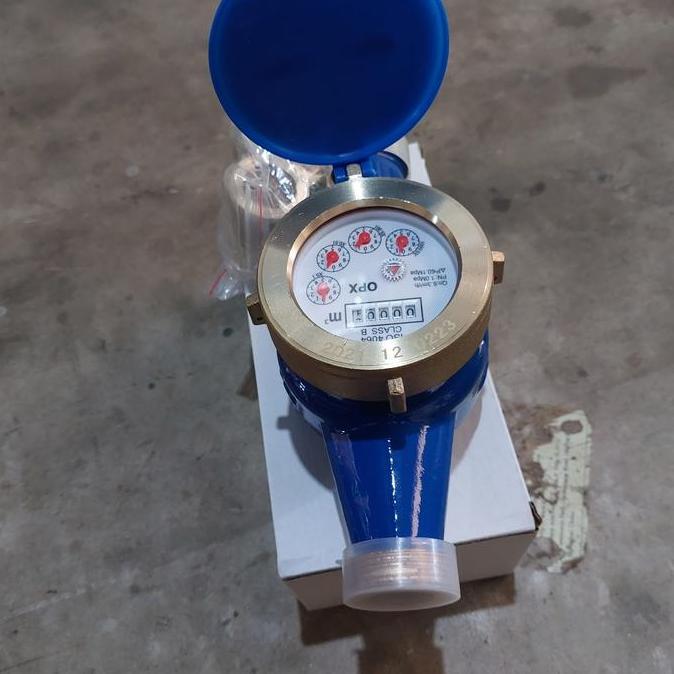 Meteran Air Water Meter 1Inch Drat Kuningan