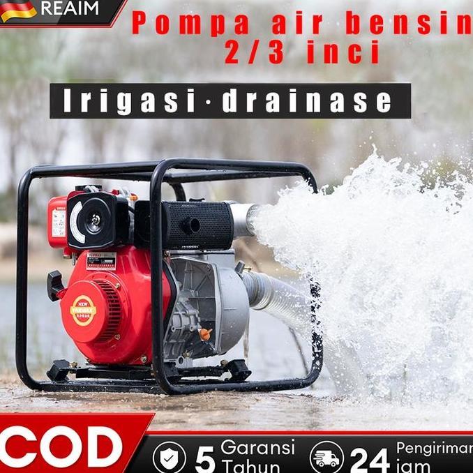 Terlaris Mitsuru Mesin Pompa Air Bensin Outdoor Mesin Sedotlrigasi Empang Sawah Mesin Pengering 2/3 