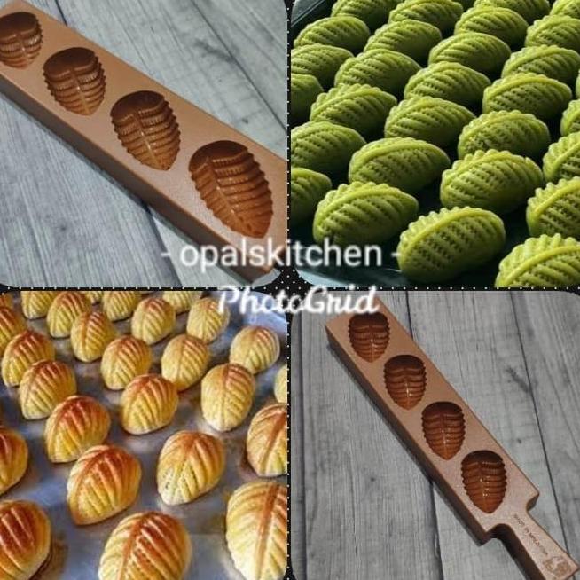 Cetakan Nastar Daun Kue Kering Coklat Prakue Tok Ku Thok Kue Satu