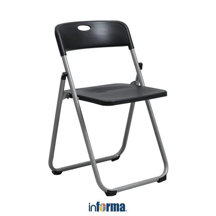 TERMURAH - INFORMA DEAN KURSI LIPAT PLASTIK PP - HITAM