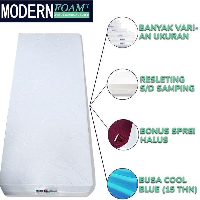 Modern Foam Kasur Busa Matras Kasur Vakum - Bonus Sprei