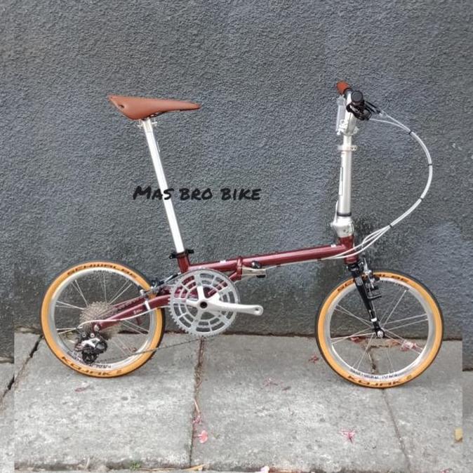 SEPEDA LIPAT FNHON GUST 16 PLUS FULL SHIMANO TIAGRA 10 SPEED CLASSIK ORIGINAL DAN TERPERCAYA