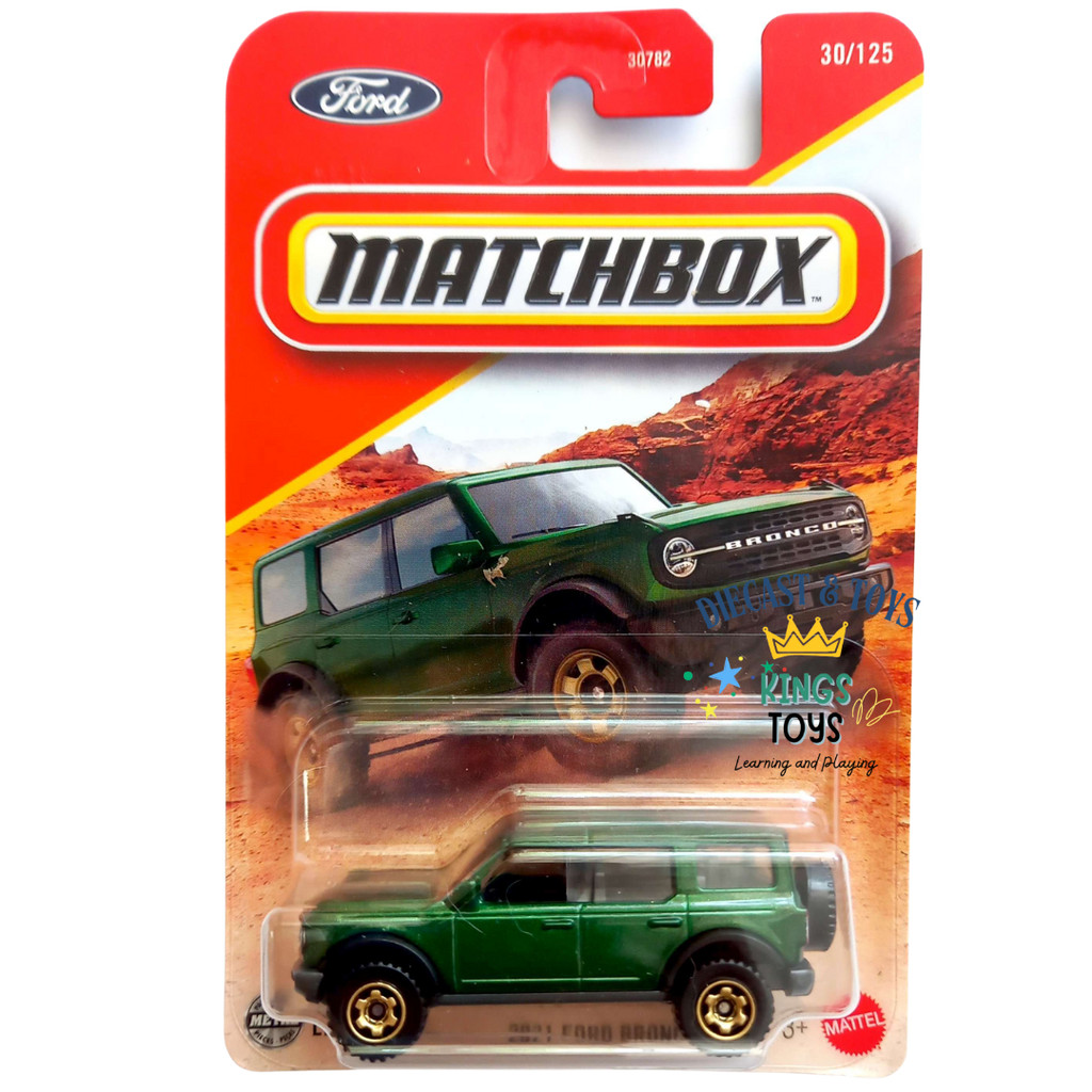 Matchbox 2021 Ford Bronco Hijau