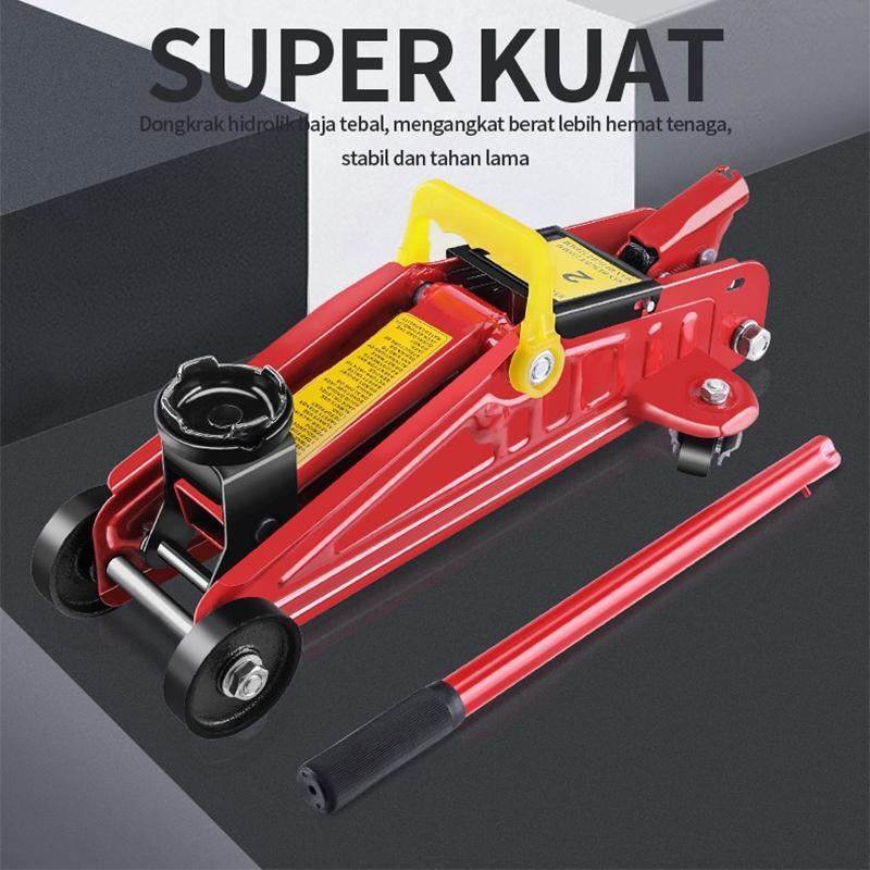 2T Dongkrak Mobil / Jack Dongkrak Mobi 2 Ton / Hydraullc Jack Floor / 2T Ton Universal Dongkrak Mobi