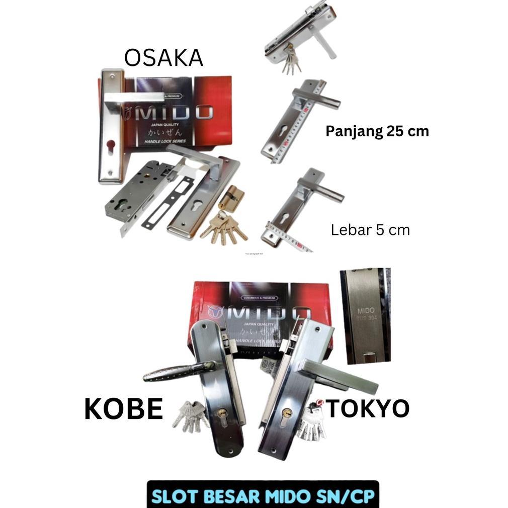 HANDLE PINTU KUNCI PINTU STANLESS STEEL MIDO