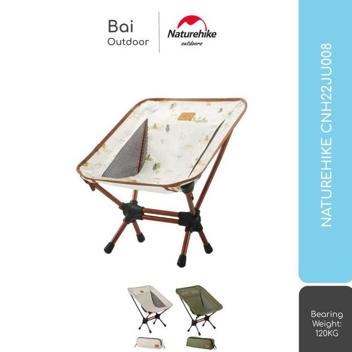 KURSI LIPAT PORTABLE CAMPING OUTDOOR NATUREHIKE CNH22JU008 TIPE 38