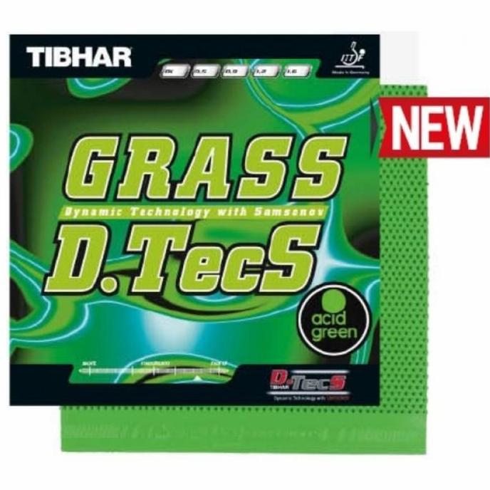 NEW Tibhar GRASS D.TECS - ACID GREEN