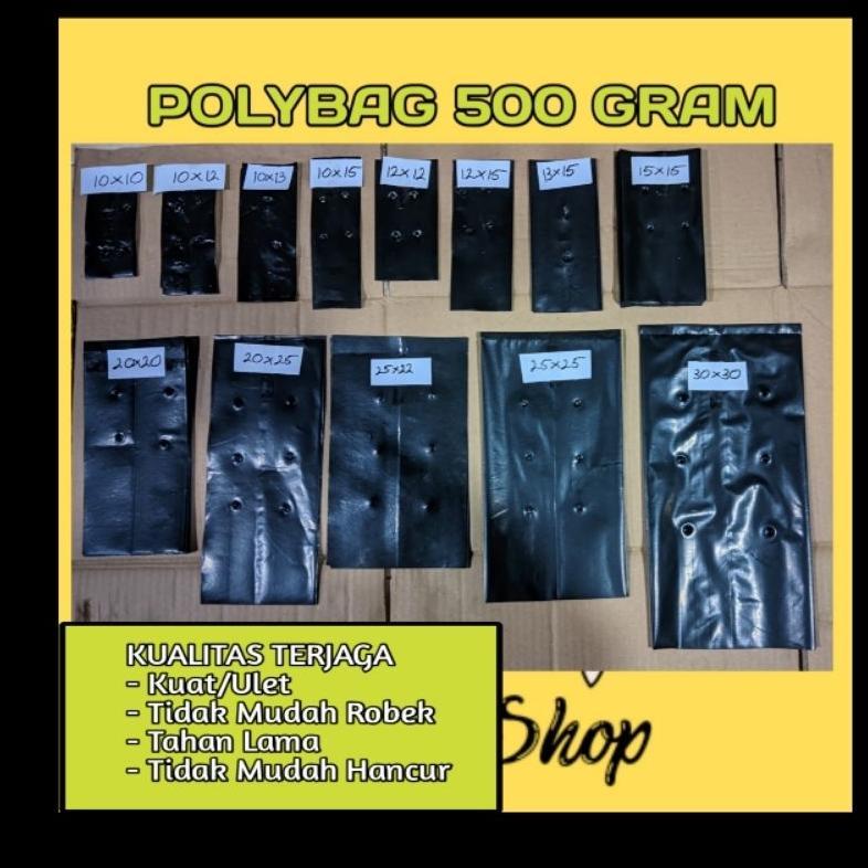Bisa Cod Polybag Tanaman Kemasan 500 Grm/Polybag Besar/Polybag Hitam Ukuran Besar/Plastik Tanaman/Me