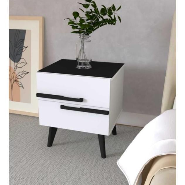 Nakas Meja samping kasur lampu laci minimalis mungil BANDUNG