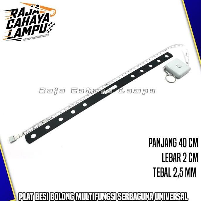 Plat Besi Bolong Ukuran 30cm 40cm Breket Bolong Plat Besi Bolong Serba Guna Plat Bolong Universal pl