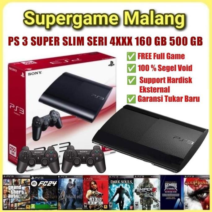 ORIGINAL PS3 Super Slim CFW PS 3 Sony Playstation Game Gaming Games Gamez