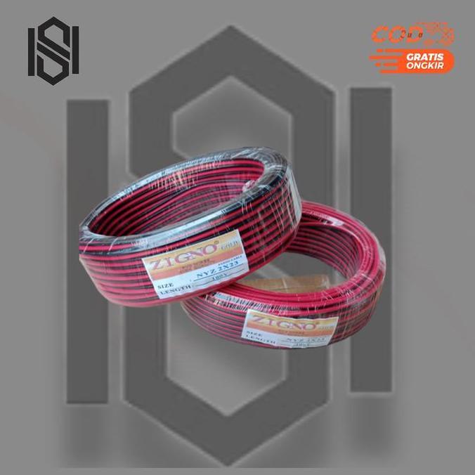 Promo kabel nyz 2x23 serabut harga 1 roll / kabel listrik NYZ 2x23 100Y Diskon