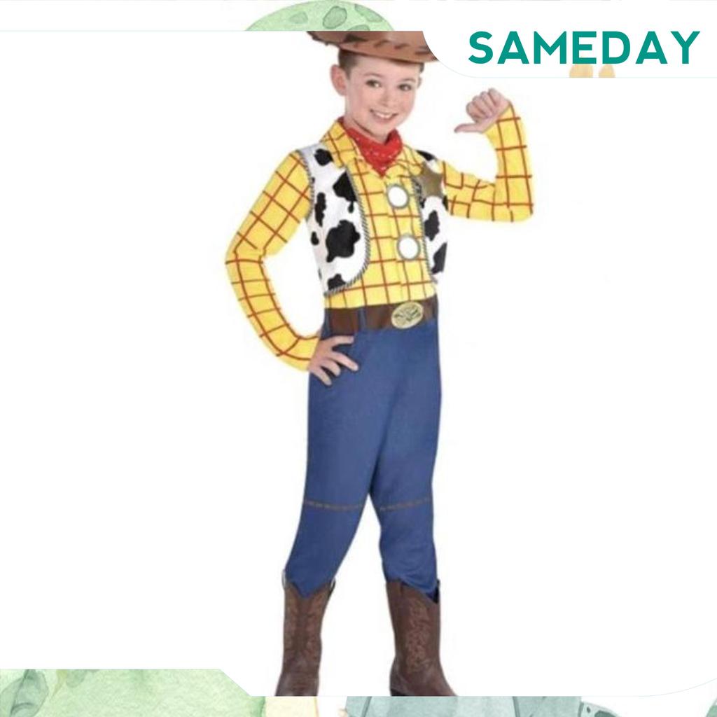 Kostum Anak Toy Story| Woody Toy Story Cowboy Costume Halloween Grab