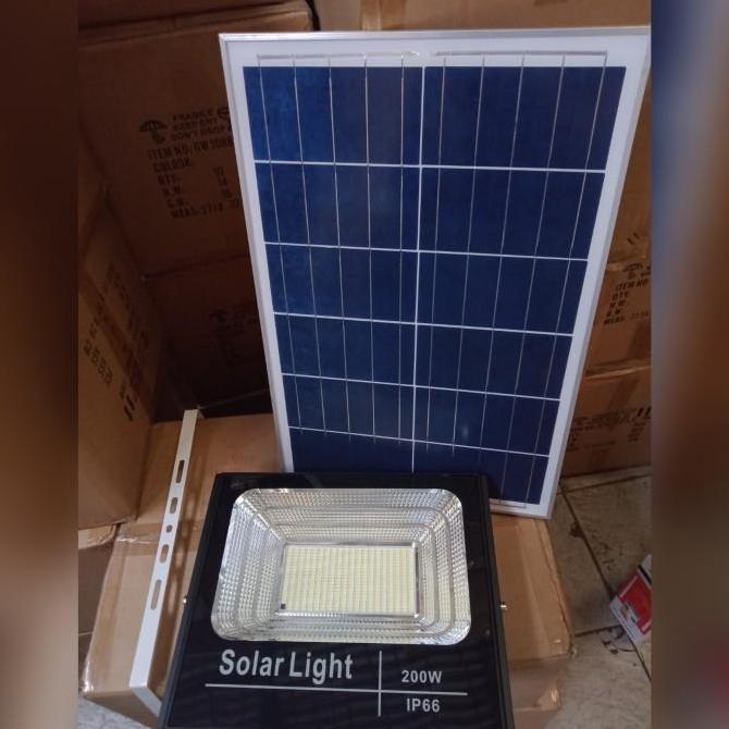 Lampu Taman Led Solar Sorot Panel Surya 15 25 40 60 100 300 500 W Watt  Sale