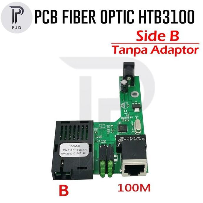 PCB Netlink HTB-3100 A+B Side A Side B Fiber Optic Media Converter FO