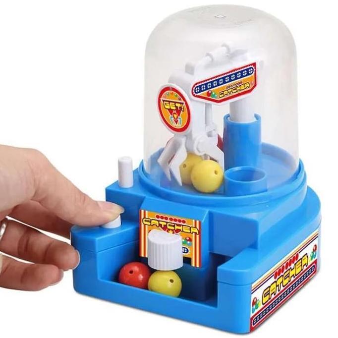Mesin Capit Bola Mainan Mini Ball Catcher Candy Machine Jepit Permen