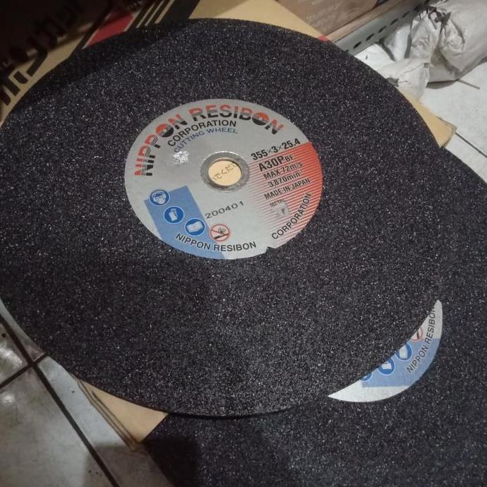 batu potong gerinda duduk 14"inch nipon resibon