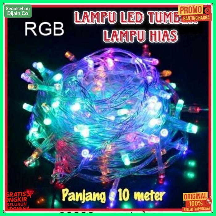 Berkualitas Lampu Led Tumblr / Lampu Natal / Lampu Hias Panjang 10M
