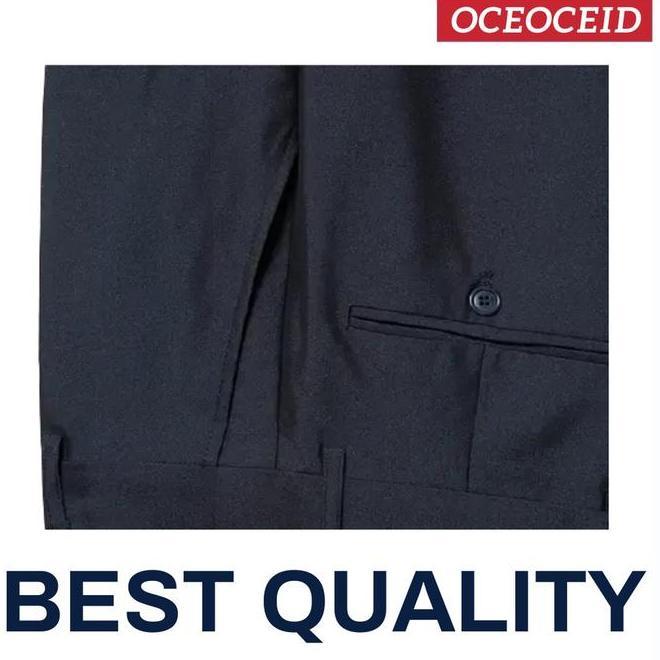 Setelan Jas Pria 3In1 Jas Pengantin Pria Jas Formal Jas Kerja Biru Muda Blazer Celana