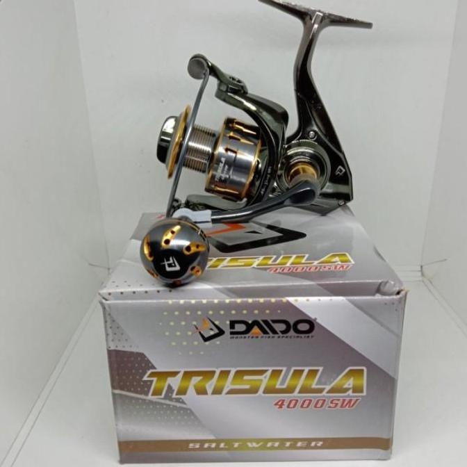 Ril Rell Daido Trisula SW 4000 Gulungan Pancing Rel Reel Katrol Katrol Katrol Katrol