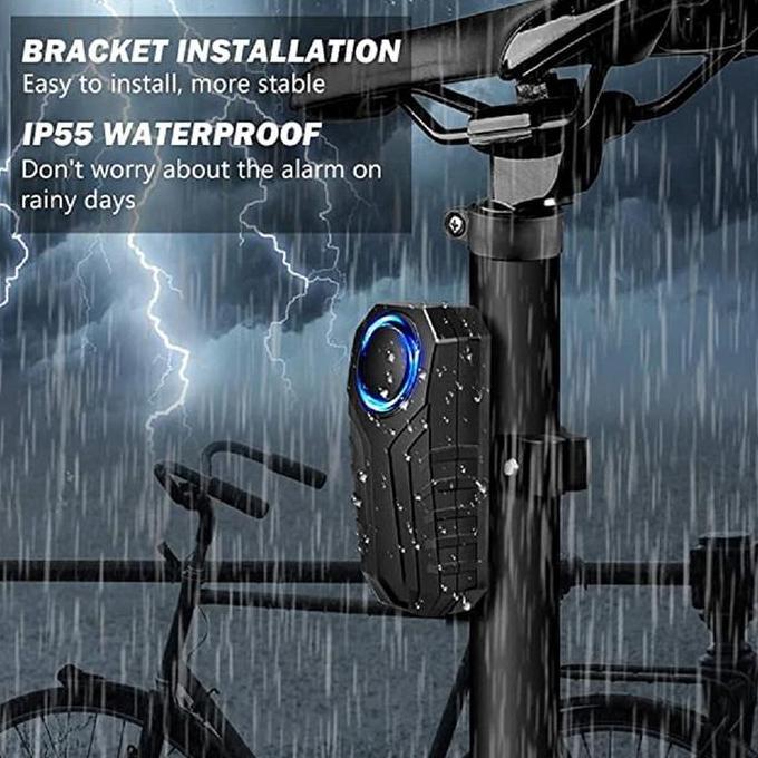 Alarm Sepeda Motor Remote Control Anti Maling Pencari Pelacak Parkiran