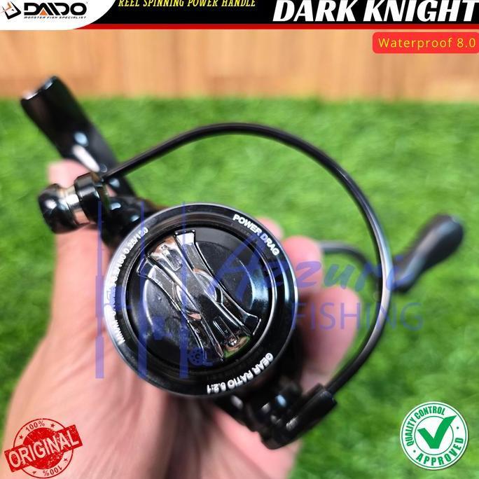 Reel DAIDO DARK KNIGHT WATERPROOF 8.0 POWER HANDLE /REEL SPINNING /REEL GALATAMA GALAPUNG
